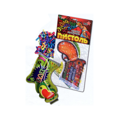 Пистоль Надувная хлопушка купить в Махачкале | mahachkala.salutsklad.ru