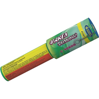 Дымовой (с чекой) зеленый Фальшфейер купить в Махачкале | mahachkala.salutsklad.ru