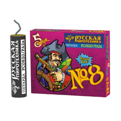 Петарда фитильная № 8 Петарды купить в Махачкале | mahachkala.salutsklad.ru